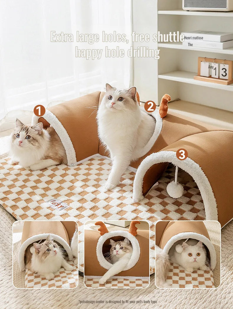 Michi’s Peek-A-Boo Tunnel Villa