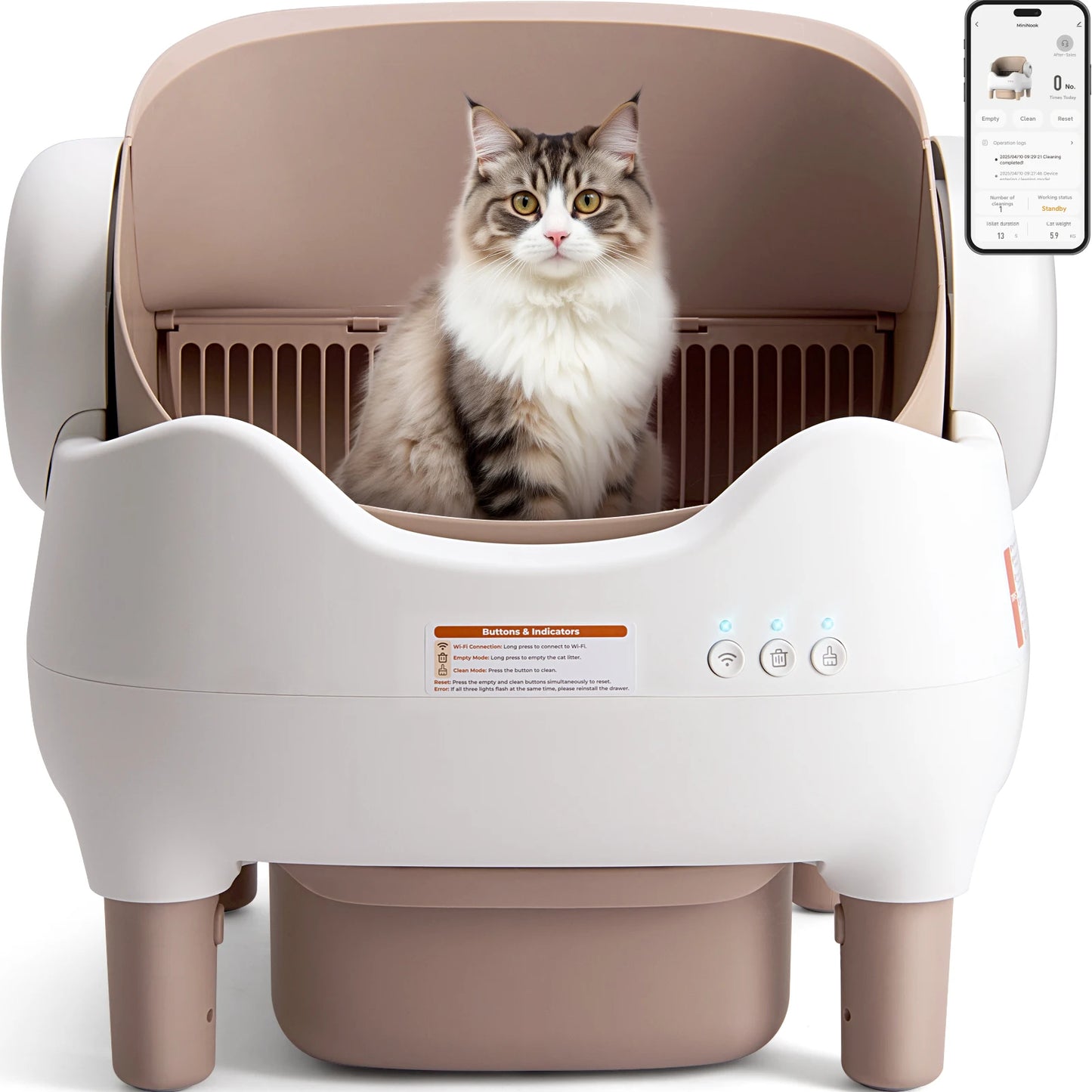 Michi’s Auto-Clean Smart Throne